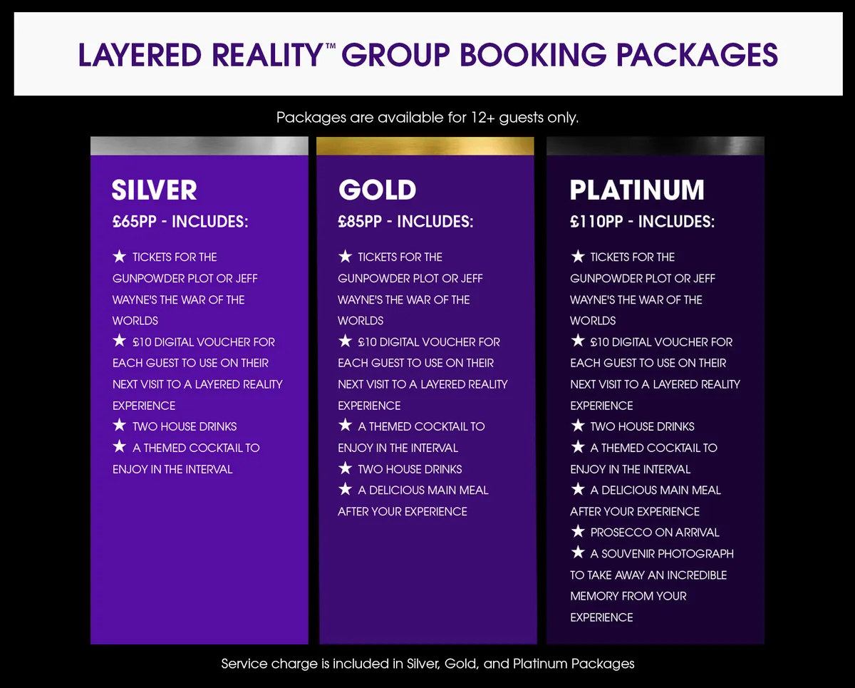 Layered Reality Group Booking Packages2